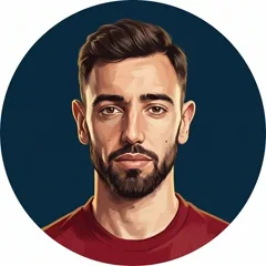 Bruno Fernandes, illustrated by The ARCHV.