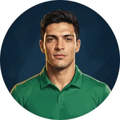 Raúl Jiménez, illustrated by The ARCHV.