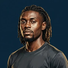 Manu Kone, illustrated by The ARCHV.