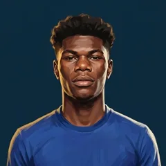 Aurelien Tchouameni, illustrated by The ARCHV.