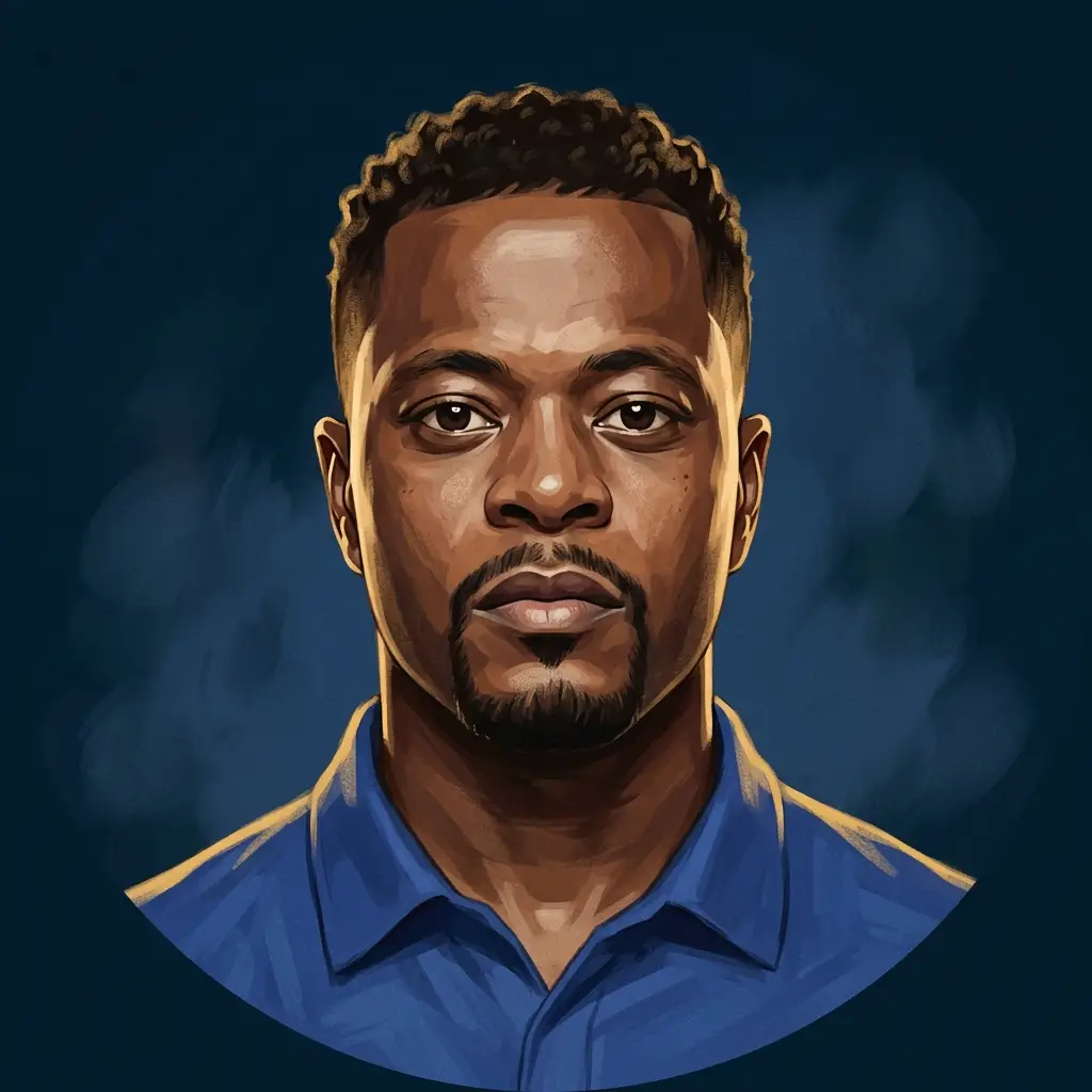 Patrice Evra, illustrated by The ARCHV.