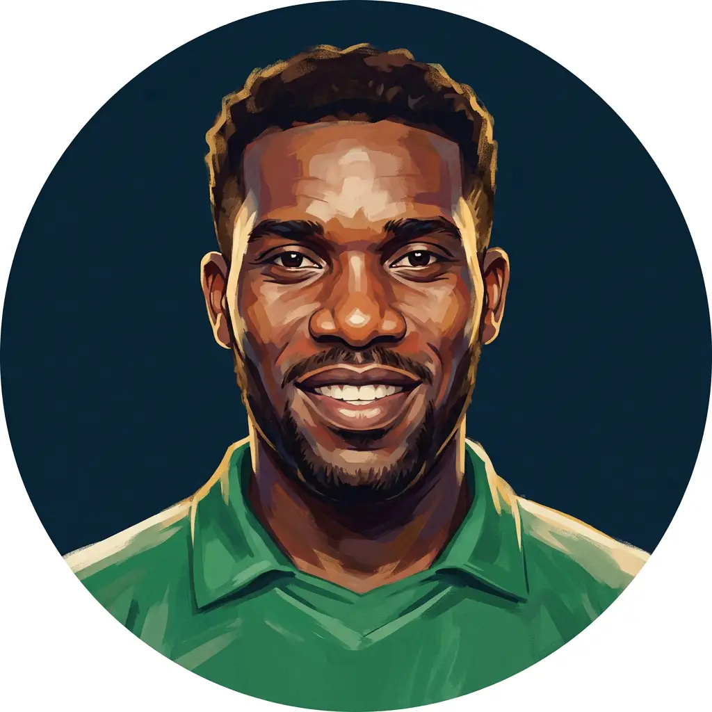 Jay-Jay Okocha, illustrated by The ARCHV.