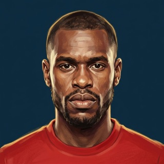 Illustrated ARCHV portrait of Issa Diop of Morocco